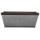 Galvanized Look Deck Planter - 24" L x 11-1/2" W x 9-1/2" D