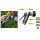 Heavy-Duty Metal Hose Nozzle w/Locking Rear Trigger & 7-Pattern Water Sprayer