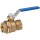 Homewerks Full Port Ball Valve, Lead Free Brass - 1-1/4" FIP