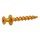 Bearclaw Picture Hanger, Brass - 10pk