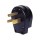 K-T Industries Pin Male Plug - 50 Amp, 250V