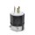Twist Lock Plug, Male - 20 Amp, White/Red