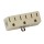 Outlet Adapter,  3 Outlets ~ Grounded